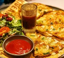 Bacon and Cheese Potato Pancake Unlimited