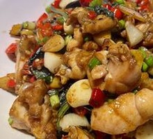 Bamboo Shoot Stir-Fried Bullfrog