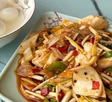Stir-Fried Three Crisps