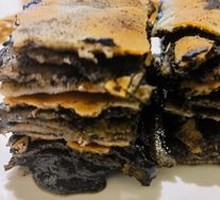 Black Sesame Custard Cake