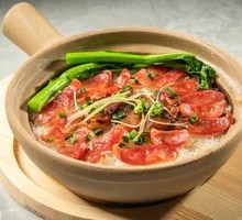 Small Portion Clay Pot Rice with Preserved Meats