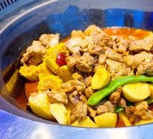 Stewed Pork Ribs in Iron Pot