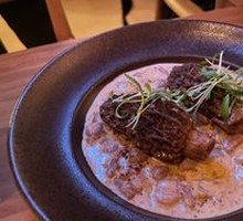 Wagyu Beef with Morel Mushroom Black Pepper Sauce