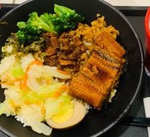 Eel and Pork Rice Bowl