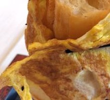 Egg Pancake with Fried Dough Sticks
