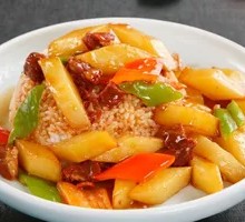 Beef and Potato Rice Bowl