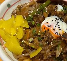 Hot Spring Egg Beef Rice