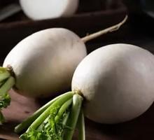 Freshly Sliced White Radish