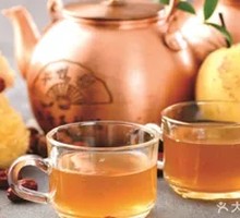Pears in Copper Pot Soup