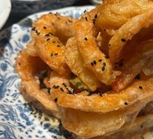 Pear-Scented Crispy Shrimp