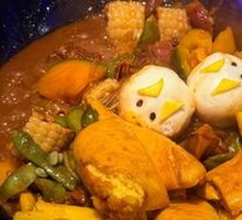 Stewed Pork Ribs in Iron Pot