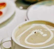 Pine Nut Creamy Mushroom Soup
