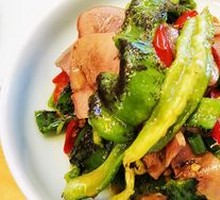 Sliced Beef Tongue with Two Peppers