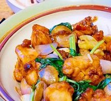 Golden Basil Three-Cup Chicken