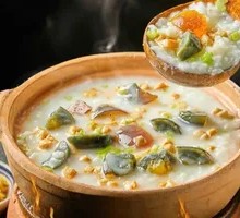 Beef and Century Egg Porridge
