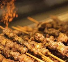 Freshly Made Lamb Skewers