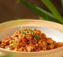 Double Pepper Stir-Fried Bamboo Forest Chicken