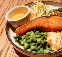 Teriyaki Salmon Italian Rice Bowl