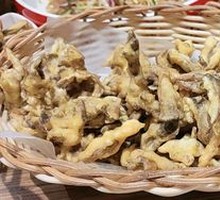 Crispy Fried Fresh Mushrooms