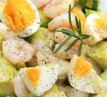 Happy Fat-Burning Avocado Shrimp Salad