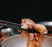 Spicy Sour Beef and Shrimp Noodles