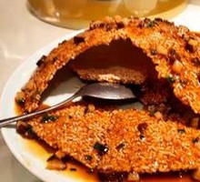 Beef Cubes with Rice Crackers