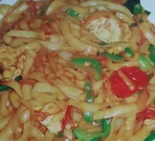 Egg Knife-Shaved Noodles