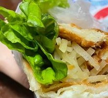 Double Egg Egg Pancake with Potato Strips