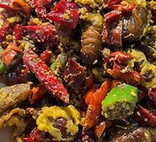 Dry-Fried Silkworm Pupae