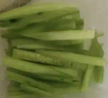 Crisp Cucumber Strips