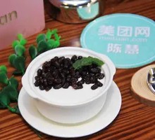 Red Bean Double-Layer Milk Pudding