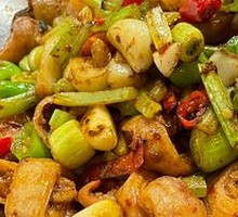 Spicy Pork Intestines Stir-fry