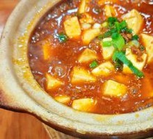 石锅肉沫豆腐