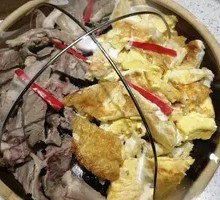 Braised Pork with Poached Egg