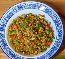 Minced Pork with Sour Beans