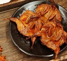 Spicy Sauce-Grilled Quail