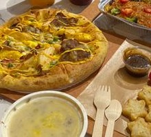 American-style Bacon & Potato Pizza