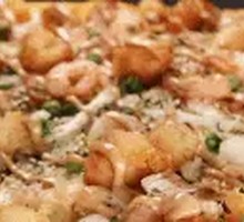 Classic Okonomiyaki-style Seafood & Meat Pizza