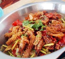 Spicy Squid in Dry Pot