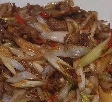 Scallion Stir-Fried Lamb