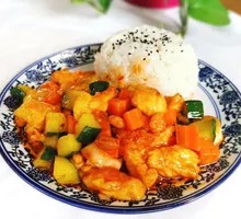 Kung Pao Chicken Rice Bowl