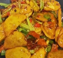 Spicy Potatoes in Dry Pot