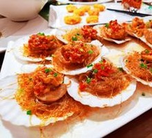 Steamed Scallops with Spicy Chopped Chili
