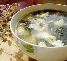 Seaweed and Egg Soup