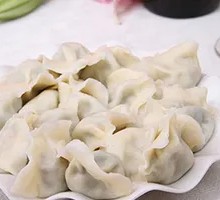 Pork and scallion dumplings
