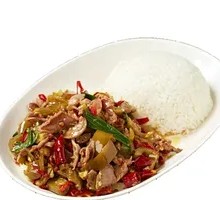 Spicy Chicken Offal Rice