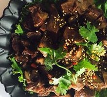 Aluminum-Wrapped Pork Heart