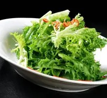 Sardine and bitter lettuce salad