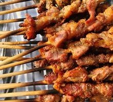Grilled Lamb Tendons
