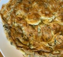 Fiddlehead Fern and Egg Pancake